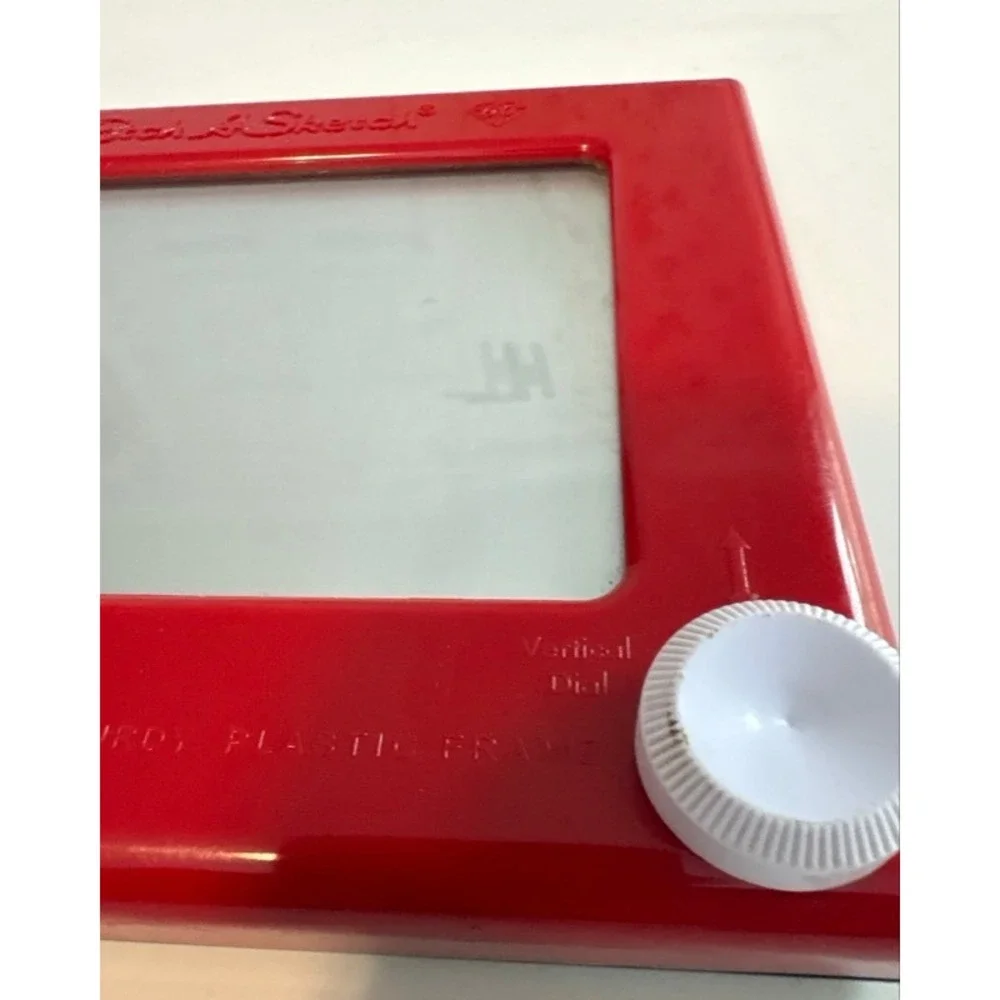 Spin Master Etch A Sketch Classic Red Magic Screen Drawing Toy 9x7.5 Inch